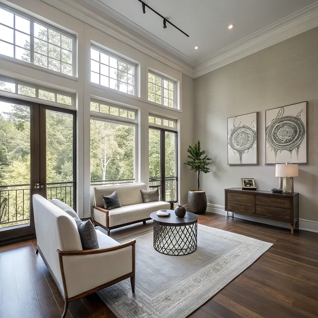 A beautiful room designed with modern aesthetics